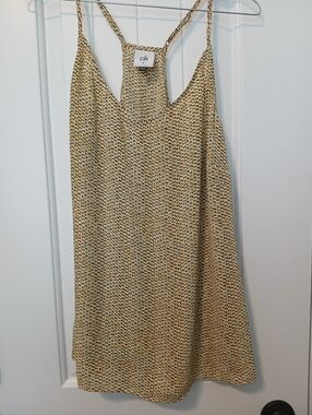 Cabi Sleeveless Beige Printed Camisole Top